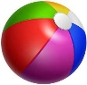 Beach Ball PNG Clipart | Beach ball, Clip art, Apple picture